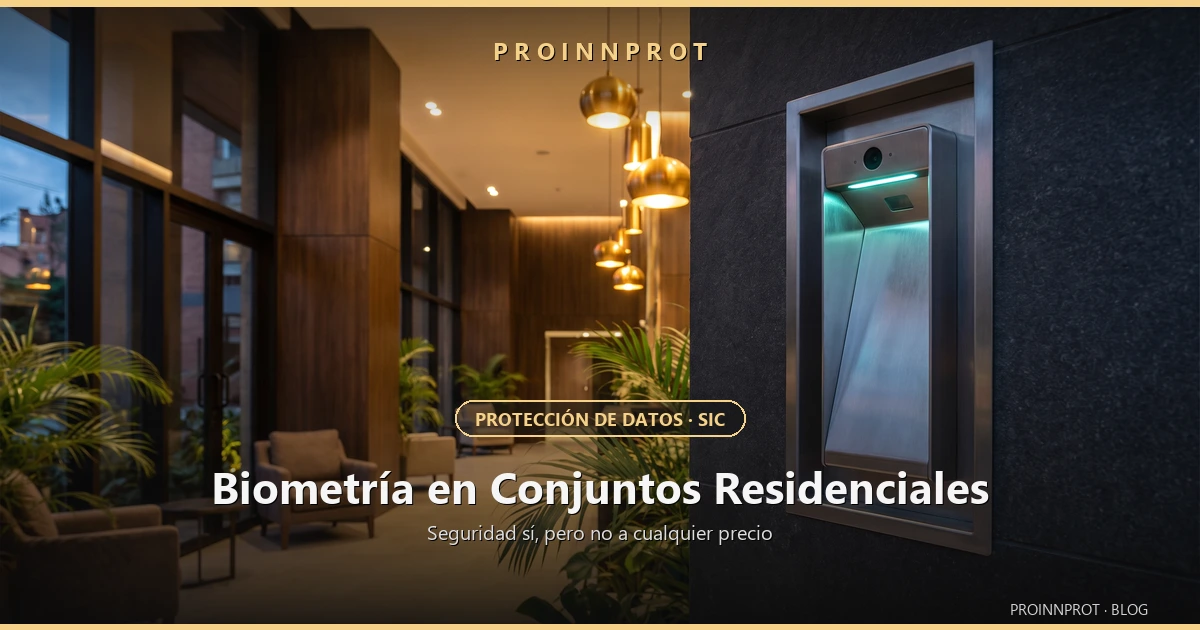 Biometría en Conjuntos Residenciales: Seguridad Sí, Pero No a Cualquier Precio