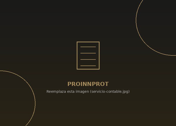 Servicios Contables - PROINNPROT